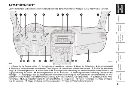 2009-2010 Fiat Bravo Owner's Manual | German