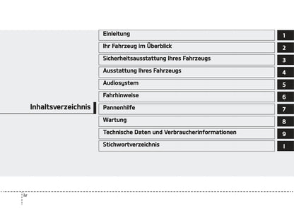 2017-2018 Kia Carens Owner's Manual | German