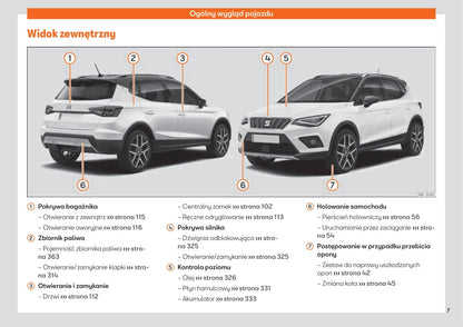 2019-2020 Seat Arona Owner's Manual | Polish