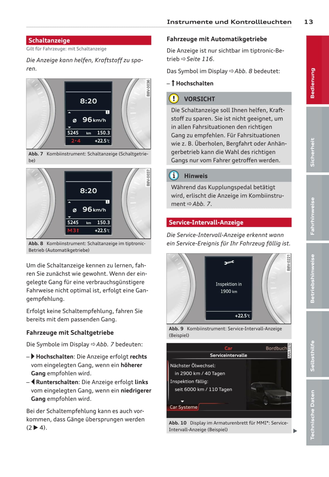 2013-2016 Audi A3/S3/A3 Sportback/A3 Sportback g-tron/S3 Sportback/A3 Limousine/S3 Limousine Owner's Manual | German