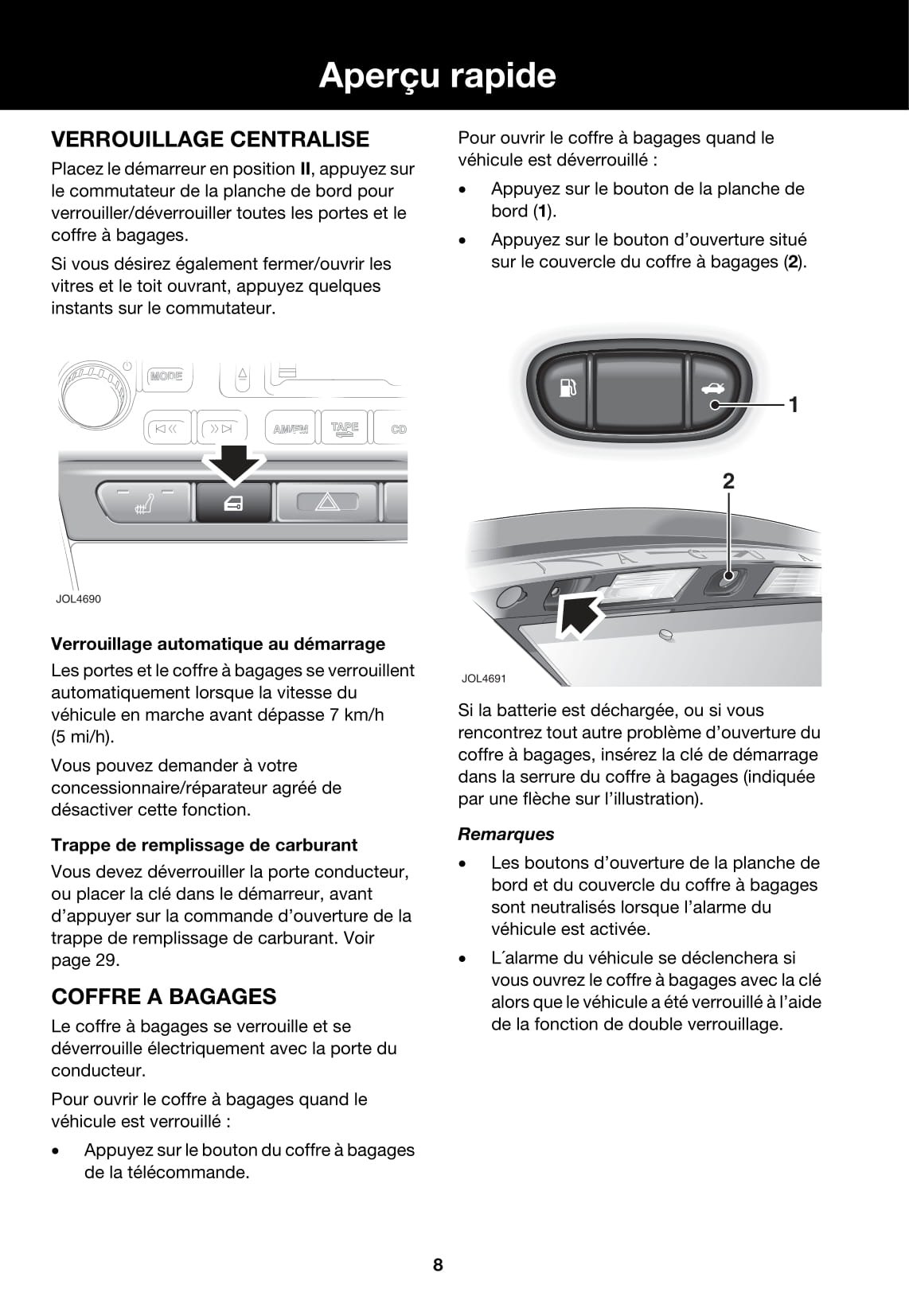 2006-2007 Jaguar S-Type Owner's Manual | French