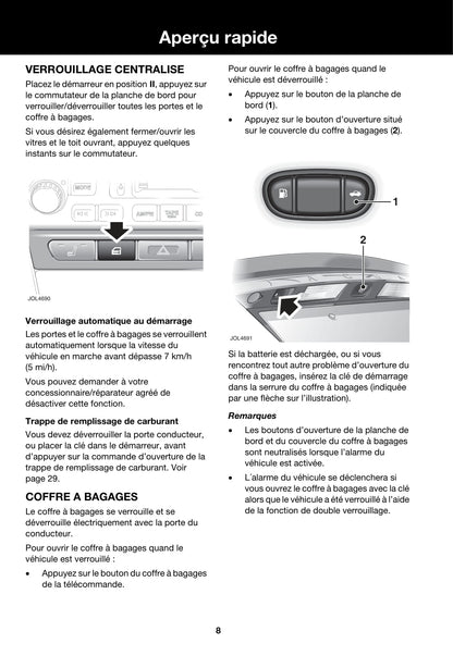 2006-2007 Jaguar S-Type Owner's Manual | French