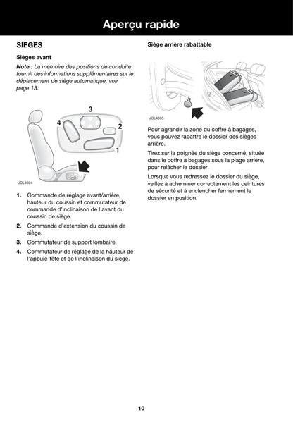 2006-2007 Jaguar S-Type Owner's Manual | French