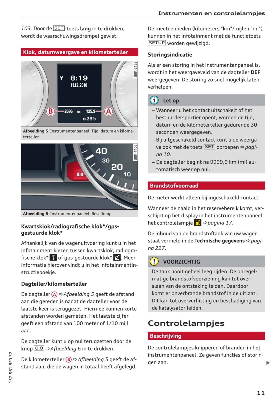 2011-2017 Audi A5 Cabriolet/S5 Cabriolet Owner's Manual | Dutch