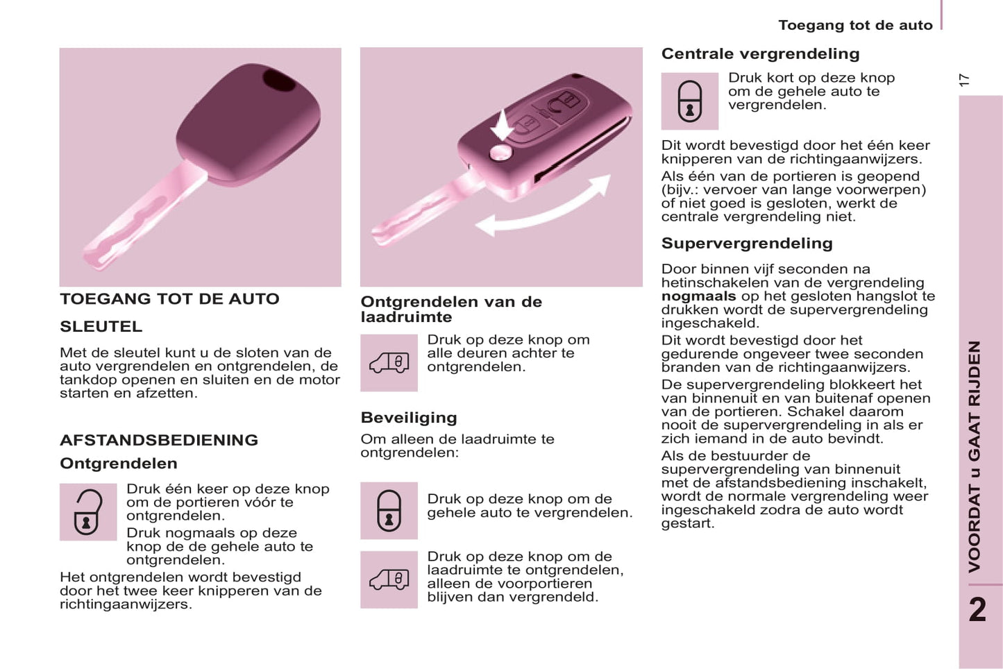 2012-2015 Peugeot Partner/Partner Electric Gebruikershandleiding | Nederlands