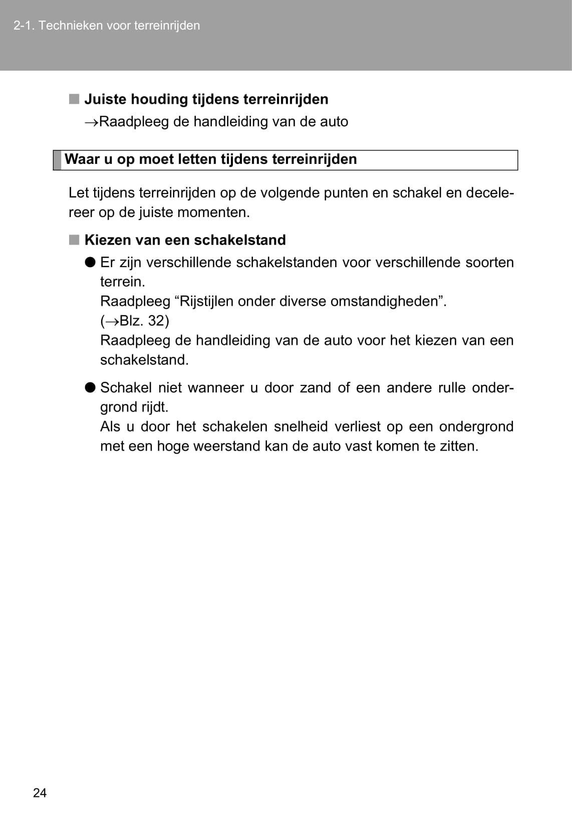 2011-2012 Toyota Land Cruiser Owner's Manual | Dutch