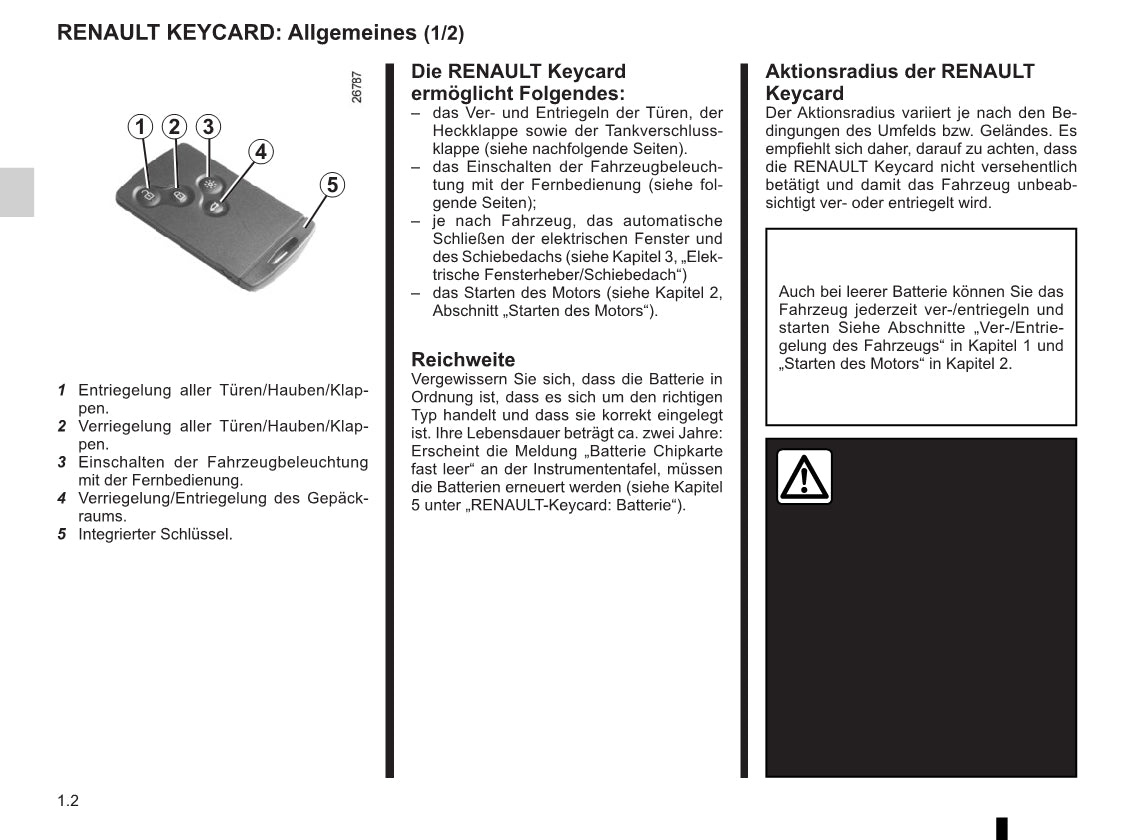 2015-2016 Renault Mégane Owner's Manual | German