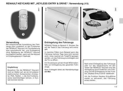 2015-2016 Renault Mégane Owner's Manual | German