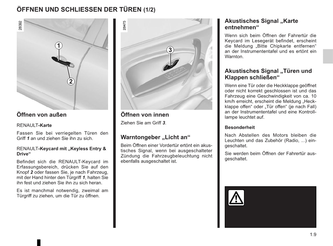 2015-2016 Renault Mégane Owner's Manual | German