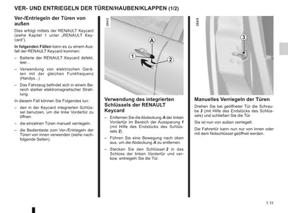 2015-2016 Renault Mégane Owner's Manual | German