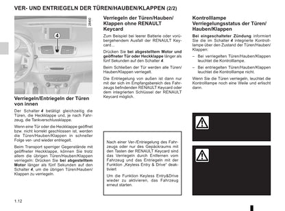 2015-2016 Renault Mégane Owner's Manual | German