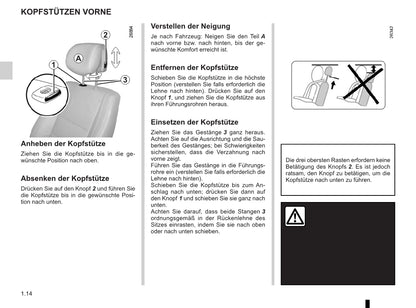 2015-2016 Renault Mégane Owner's Manual | German