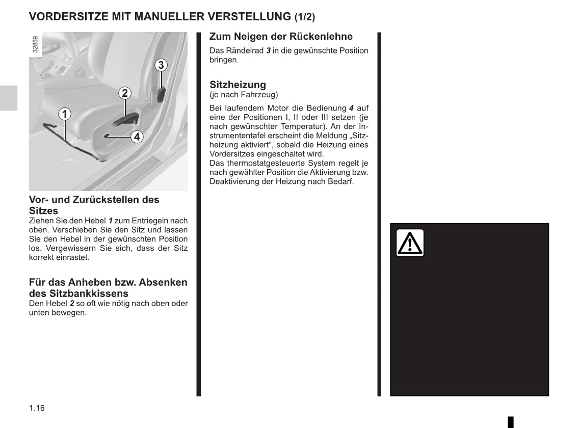 2015-2016 Renault Mégane Owner's Manual | German