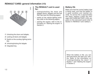 2015-2016 Renault Captur Owner's Manual | English