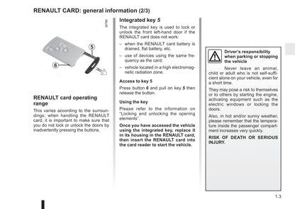 2015-2016 Renault Captur Owner's Manual | English