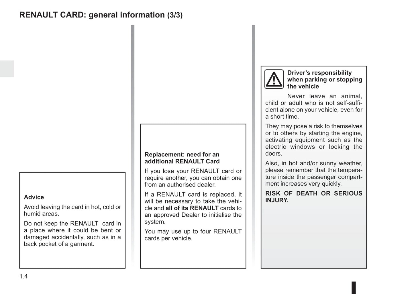 2015-2016 Renault Captur Owner's Manual | English