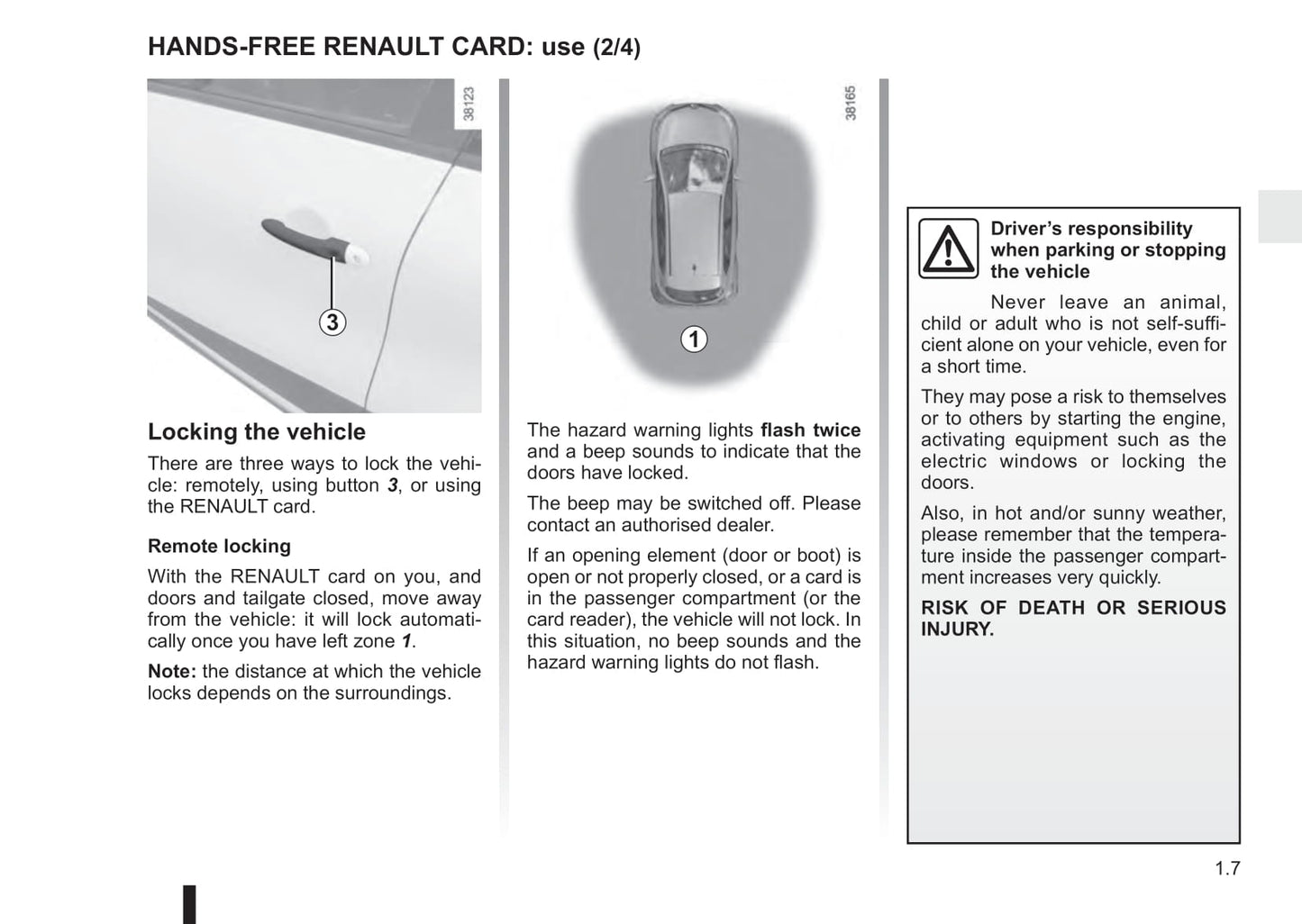 2015-2016 Renault Captur Owner's Manual | English