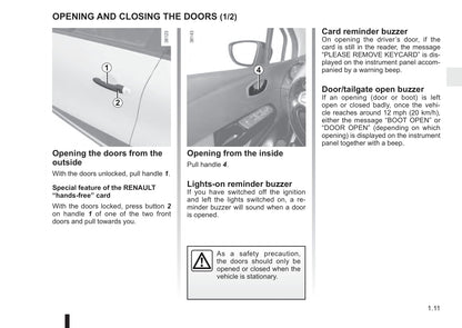 2015-2016 Renault Captur Owner's Manual | English