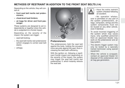 2015-2016 Renault Captur Owner's Manual | English