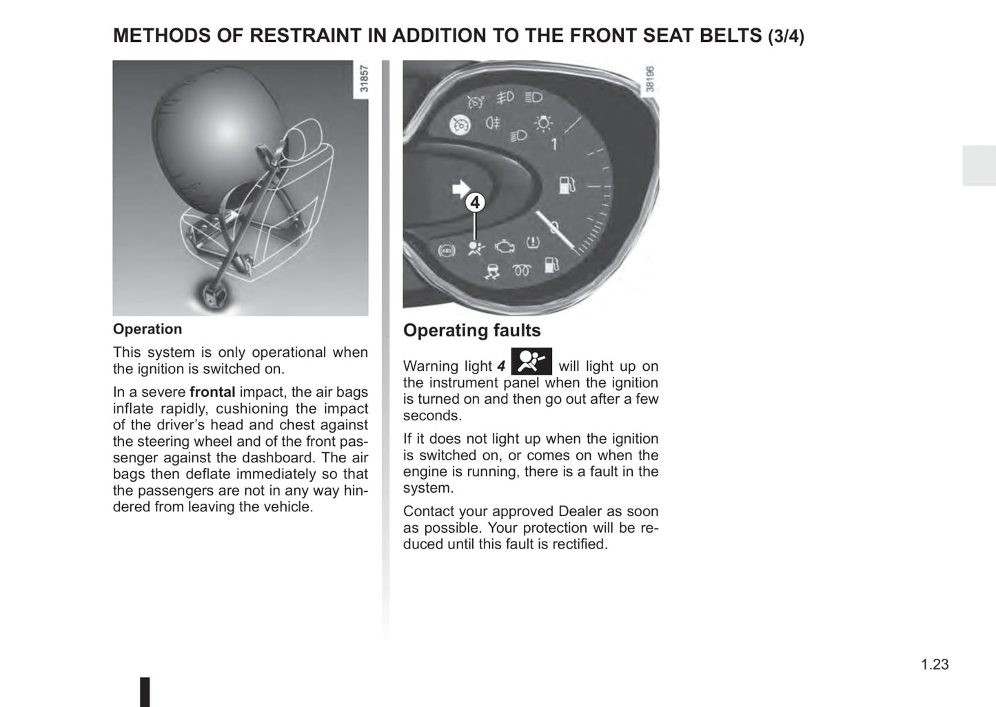 2015-2016 Renault Captur Owner's Manual | English