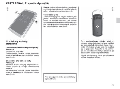 2019-2020 Renault Koleos Owner's Manual | Polish