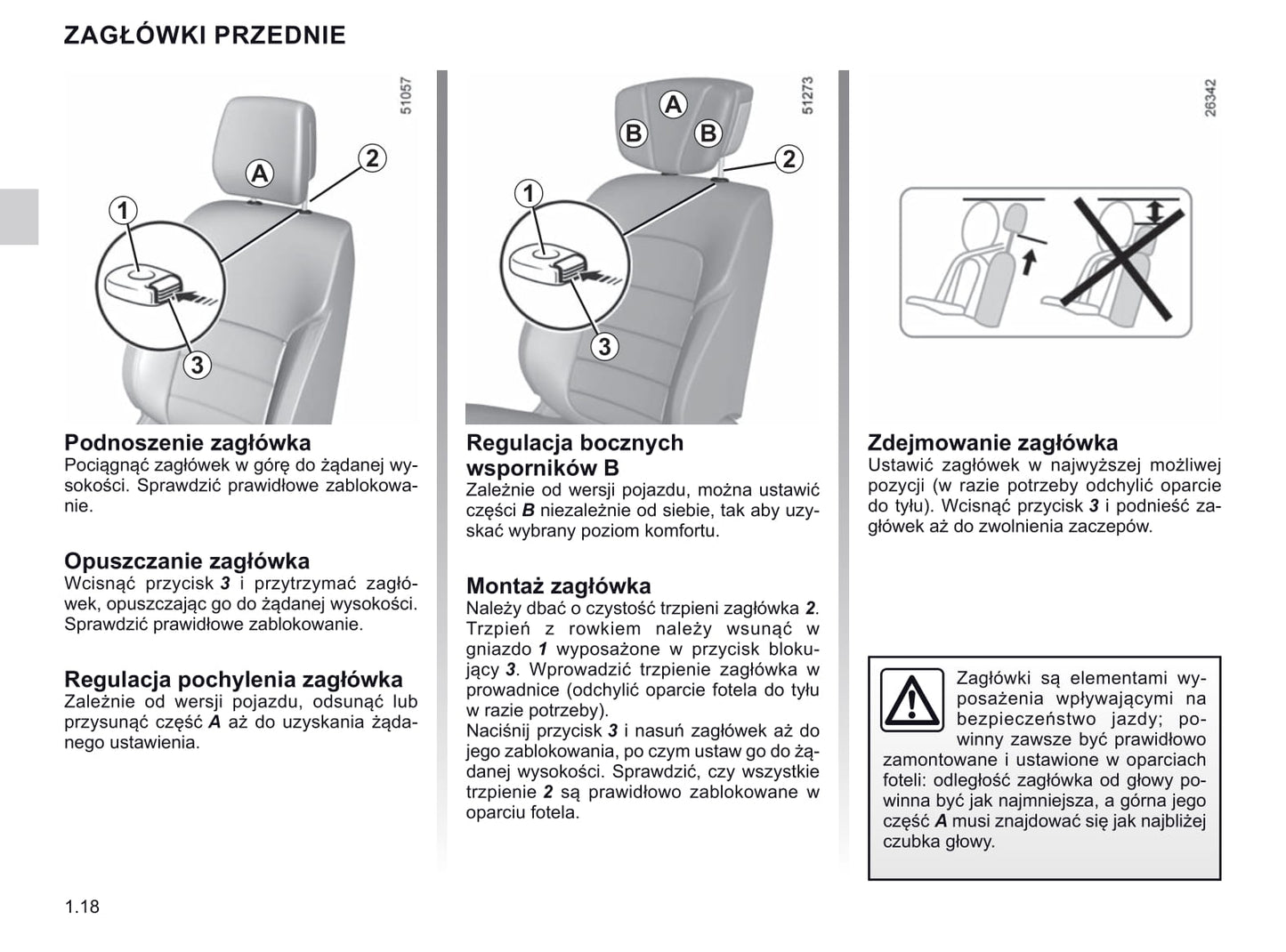 2019-2020 Renault Koleos Owner's Manual | Polish