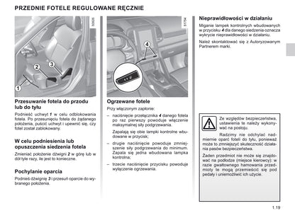 2019-2020 Renault Koleos Owner's Manual | Polish