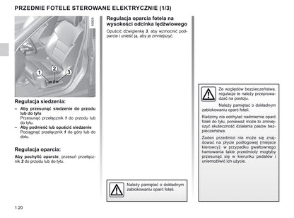 2019-2020 Renault Koleos Owner's Manual | Polish