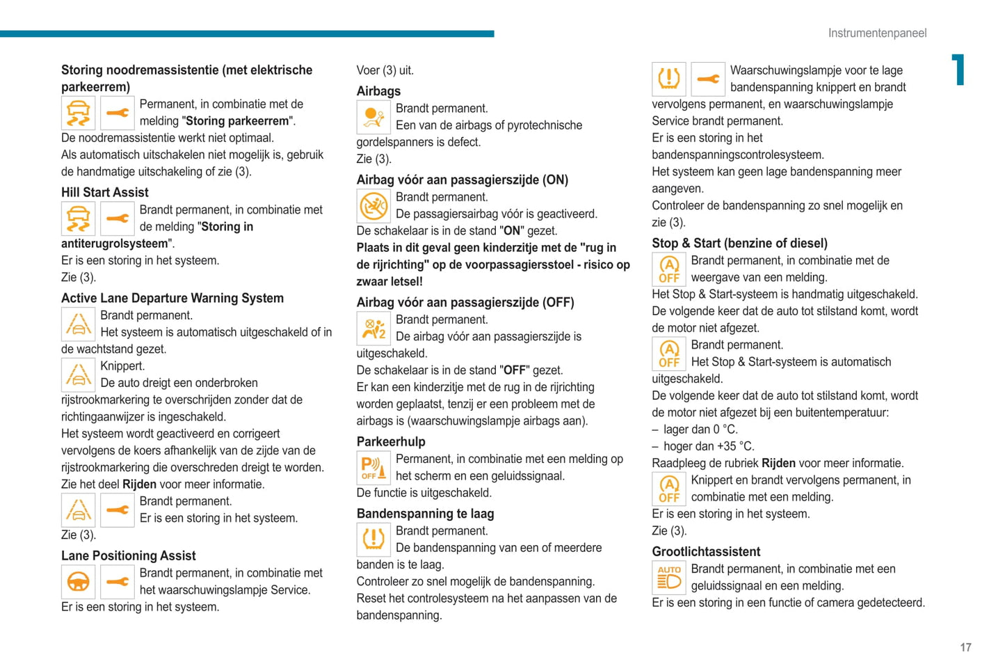 2020-2023 Peugeot 208/e-208 Owner's Manual | Dutch