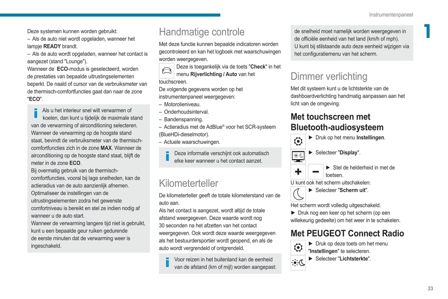 2020-2023 Peugeot 208/e-208 Owner's Manual | Dutch