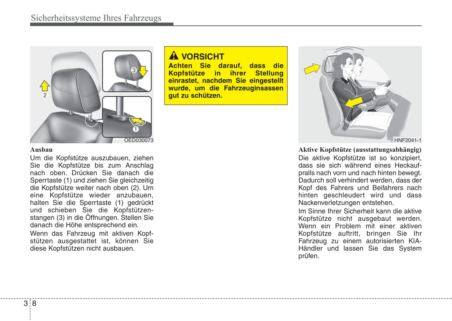 2010-2011 Kia Cee'd Owner's Manual | German