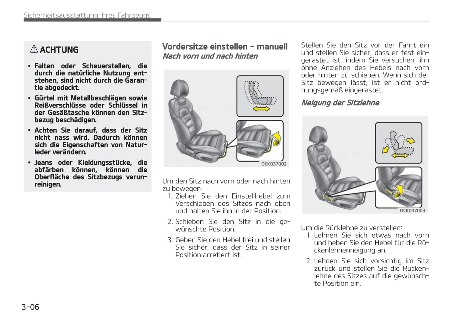 2018-2019 Kia Stinger Owner's Manual | German