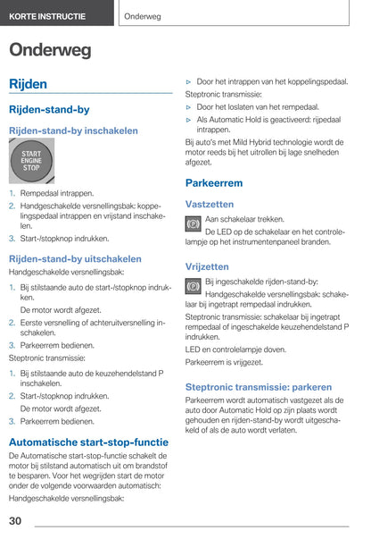 2020-2021 BMW 3 Series Bedienungsanleitung | Niederländisch