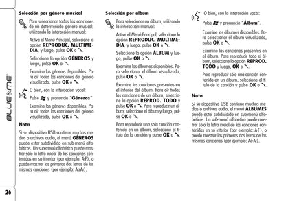 Alfa Romeo Blue&Me Instrucciones 2008 - 2011