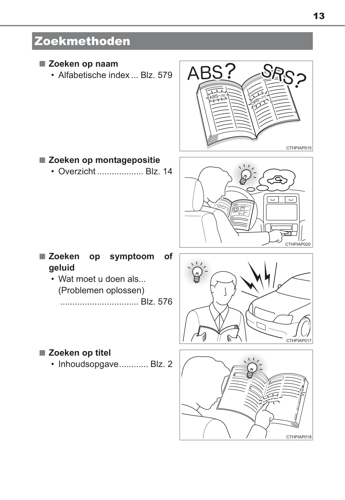 2018-2019 Toyota Auris Hybrid Owner's Manual | Dutch