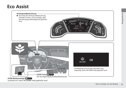 2018-2019 Honda CR-V Owner's Manual | German