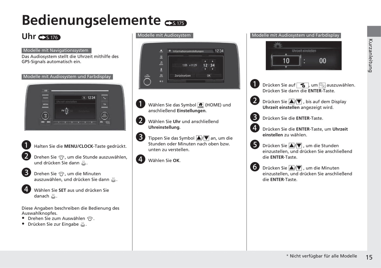 2018-2019 Honda CR-V Owner's Manual | German