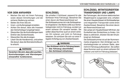 1998-2005 SsangYong Musso Bedienungsanleitung | Deutsch