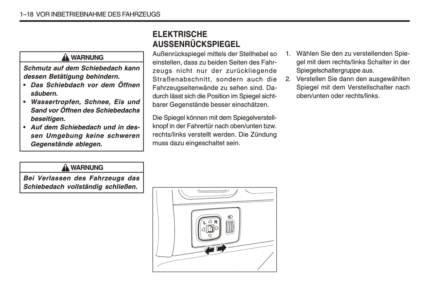 1998-2005 SsangYong Musso Bedienungsanleitung | Deutsch