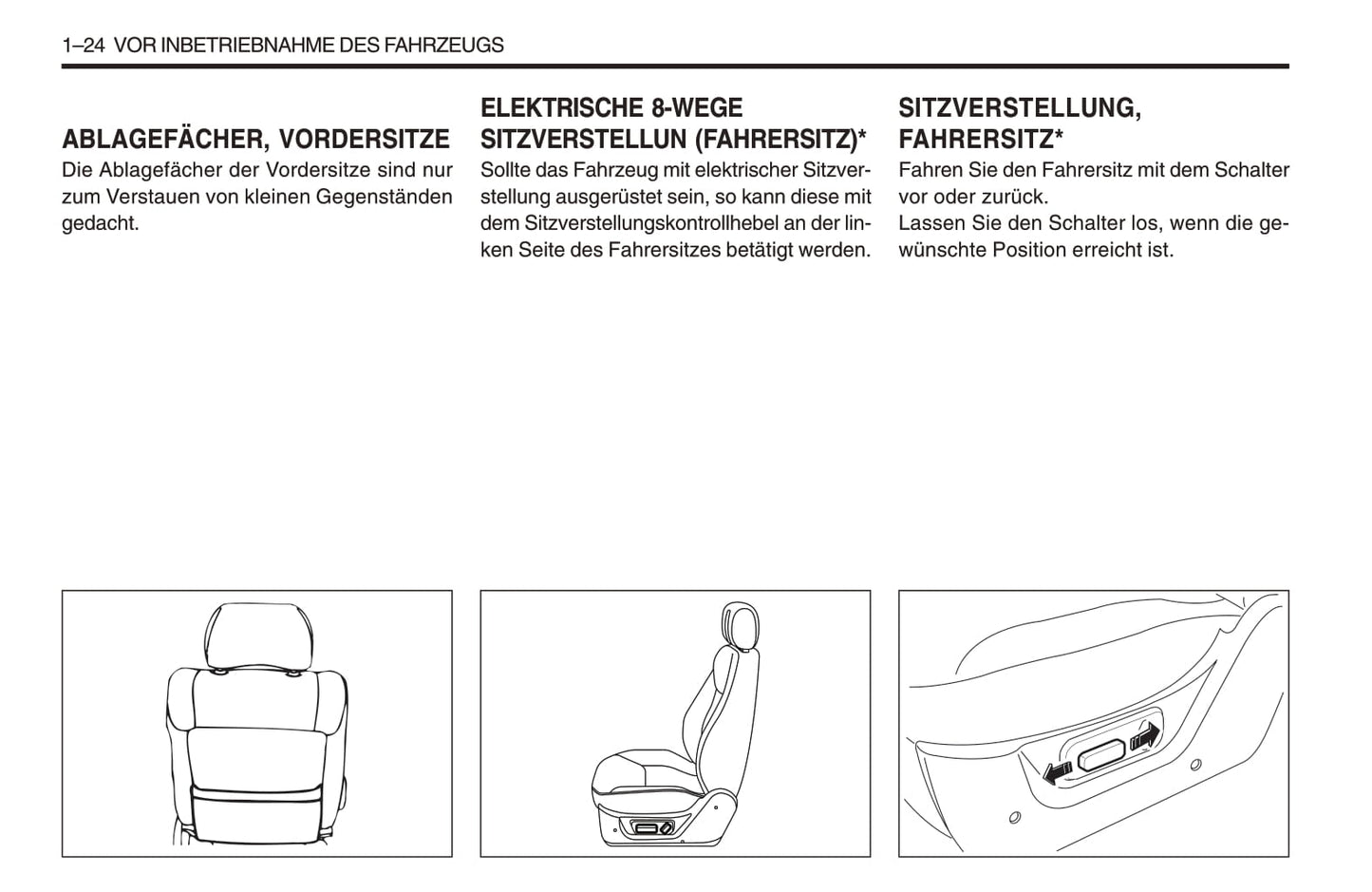 1998-2005 SsangYong Musso Bedienungsanleitung | Deutsch