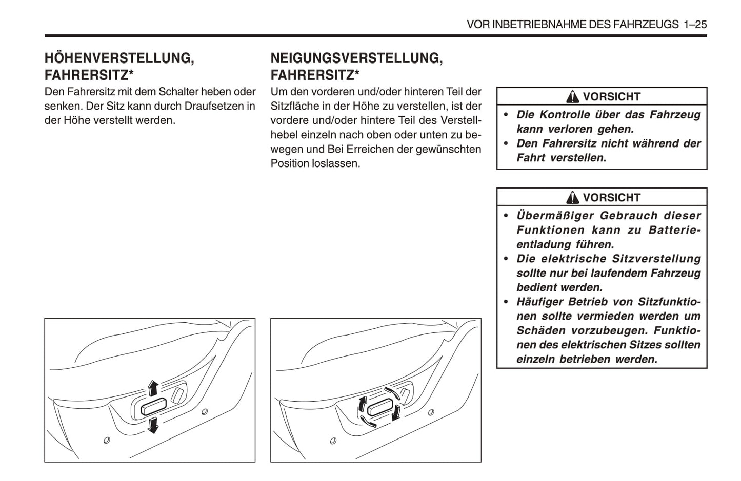 1998-2005 SsangYong Musso Bedienungsanleitung | Deutsch