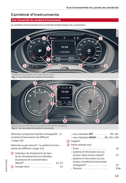 2016-2017 Audi A3 Manuel du propriétaire | Français