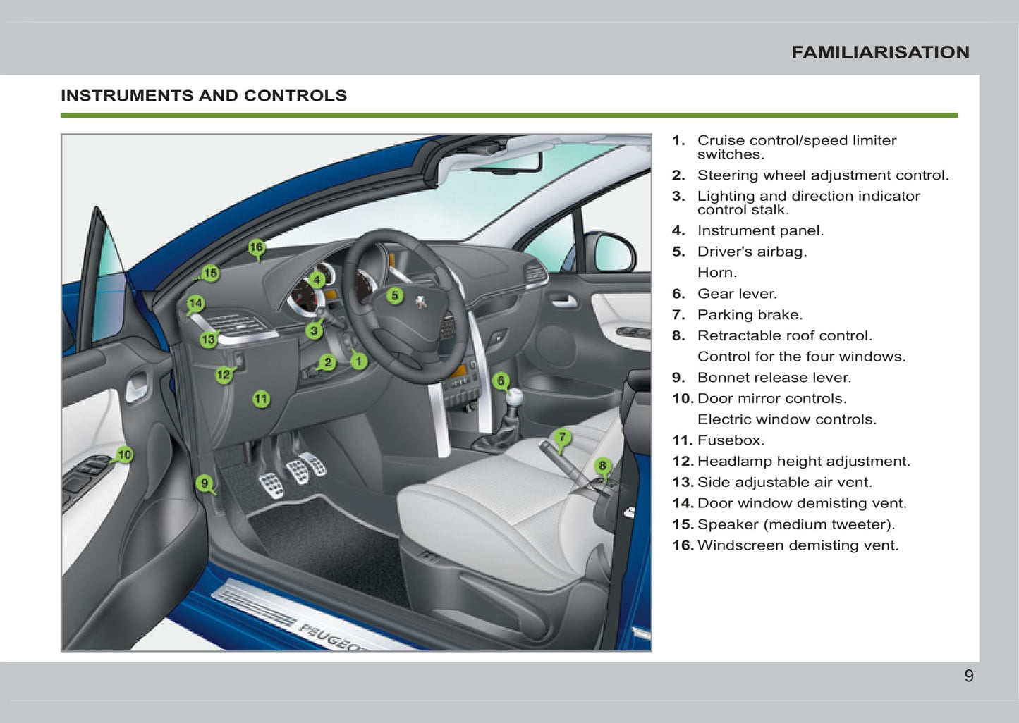 2011-2014 Peugeot 207 CC Gebruikershandleiding | Duits