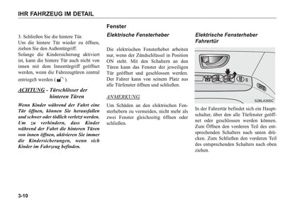 2005-2006 Kia Sorento Owner's Manual | German