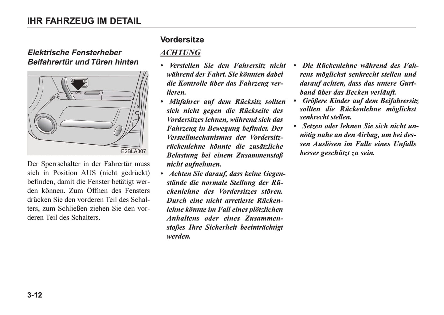 2005-2006 Kia Sorento Owner's Manual | German