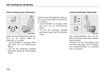 2005-2006 Kia Sorento Owner's Manual | German