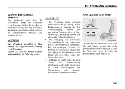 2005-2006 Kia Sorento Owner's Manual | German