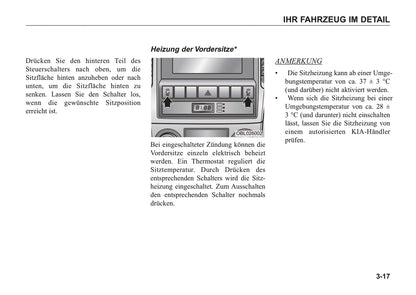 2005-2006 Kia Sorento Owner's Manual | German