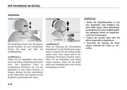 2005-2006 Kia Sorento Owner's Manual | German