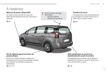 2013-2014 Peugeot 5008 Gebruikershandleiding | Frans